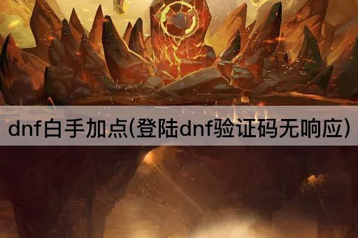 dnf白手加点(登陆dnf验证码无响应)