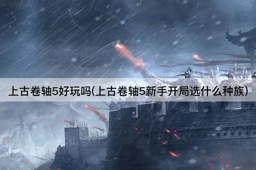 上古卷轴5好玩吗(上古卷轴5新手开局选什么种族)