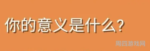 什么才叫有意义(你的意义是什么鬼东西)