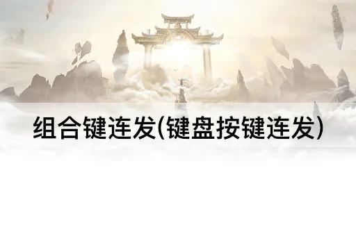 组合键连发(键盘快速重复)