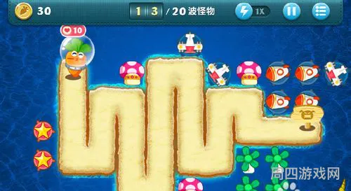 保卫萝卜挑战第26关(金萝卜通关攻略)