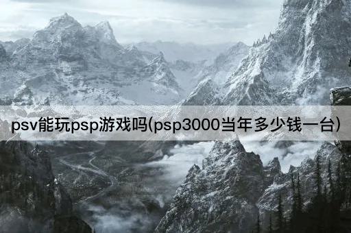 psv能玩psp游戏吗(psp3000当年多少钱一台)