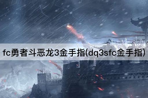 fc勇者斗恶龙3金手指(dq3sfc金手指)