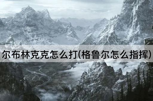 尔布林克克怎么打(格鲁尔怎么指挥)
